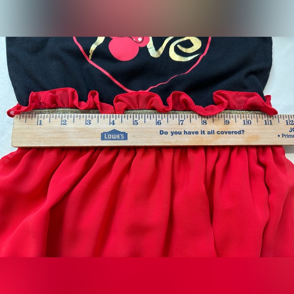 Minnie Mouse disney heart dress Girl Size M - Picture 5 of 9